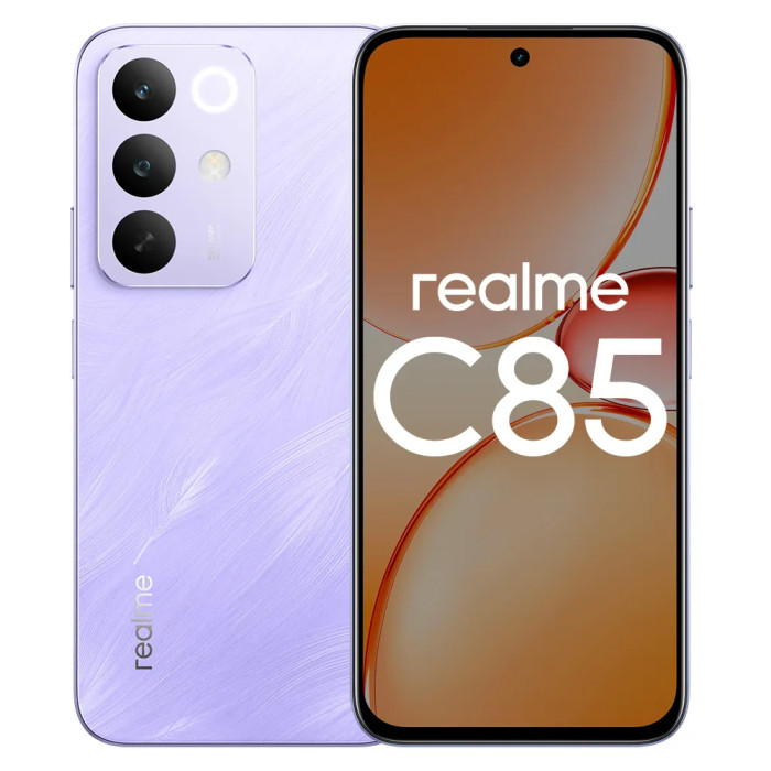 Смартфон Realme C85 6/128GB Фиолетовый (Parrot Purple)