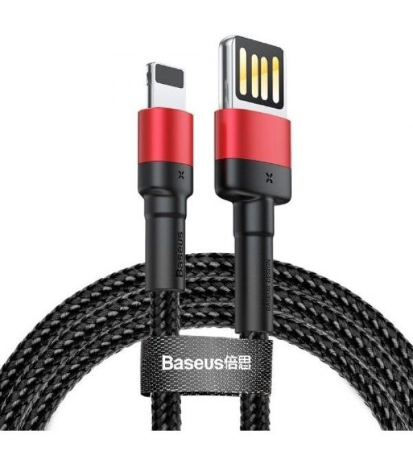 Кабель Baseus Cafule Cable special edition USB For iP 1.5A 1m Красный (CALKLF-G91) | Фото 2 из 2