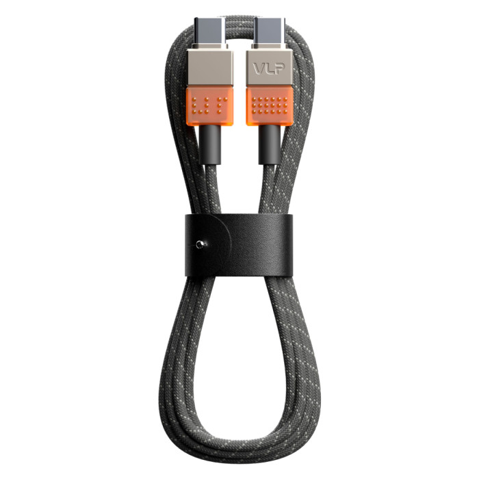 Дата-кабель VLP NEO USB-C, 100W, 1.5m, amber gray