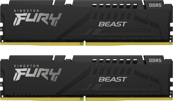 Оперативная память 32Gb DDR5 6400MHz Kingston Fury Beast (KF564C32BBEK2-32) (2x16Gb KIT)