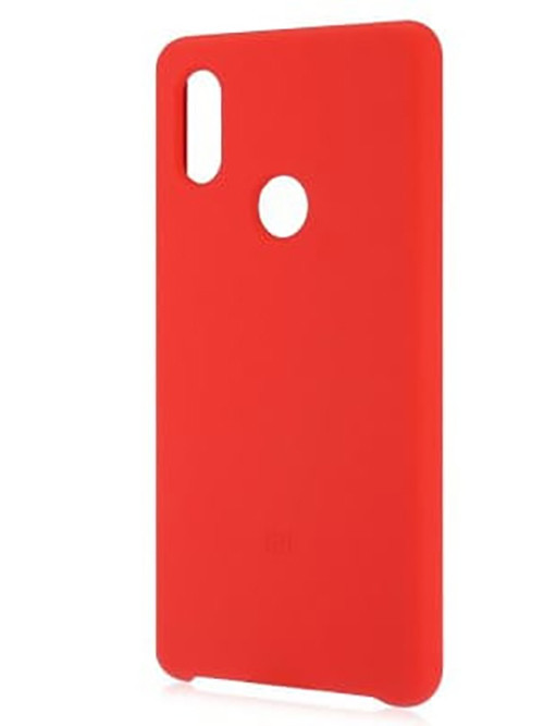 Чехол Silicone Cover для Xiaomi Mi 8 Красный