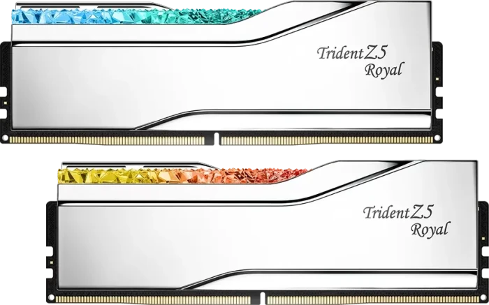 Оперативная память 64Gb DDR5 6400MHz G.Skill Trident Z5 Royal RGB (F5-6400J3239G32GX2-TR5S) (2x32Gb KIT)