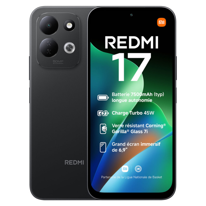Смартфон Xiaomi Redmi 17 4G 8/256GB Черный (Black)