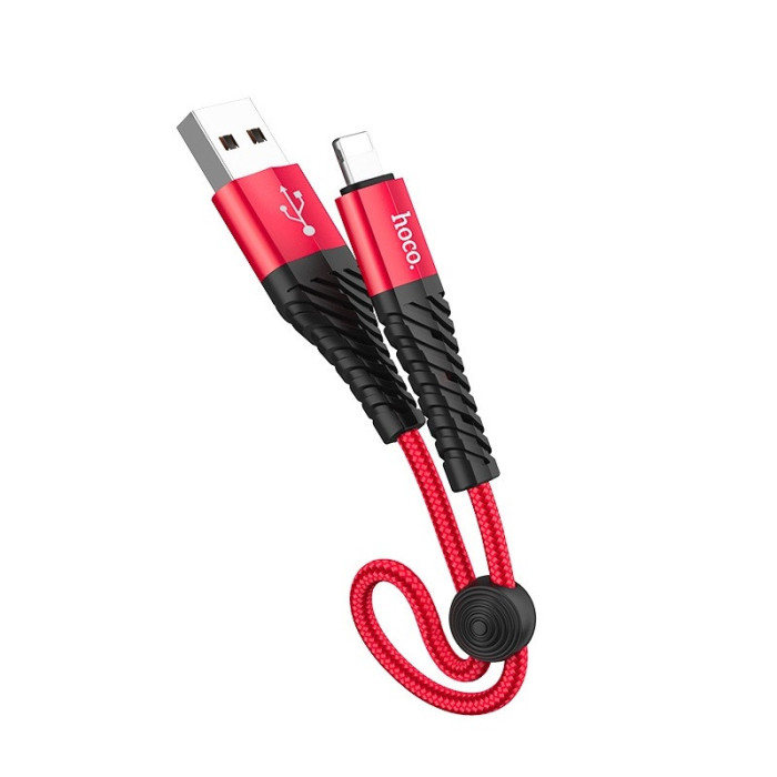 Кабель HOCO X38 Cool Charging USB на Lightning Красный | Фото 2 из 2