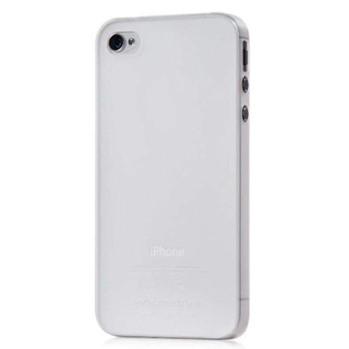 Чехол силиконовый 0,3 mm для iPhone 4/4s Черный Прозрачный | Фото 2 из 2