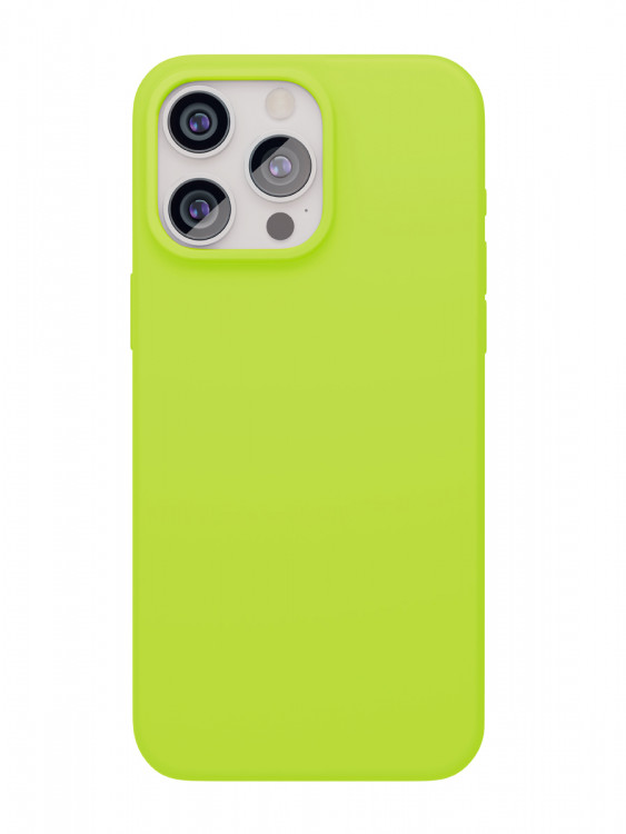 Чехол защитный VLP Aster Case с MagSafe для iPhone 15 Pro Max неоновый зеленый