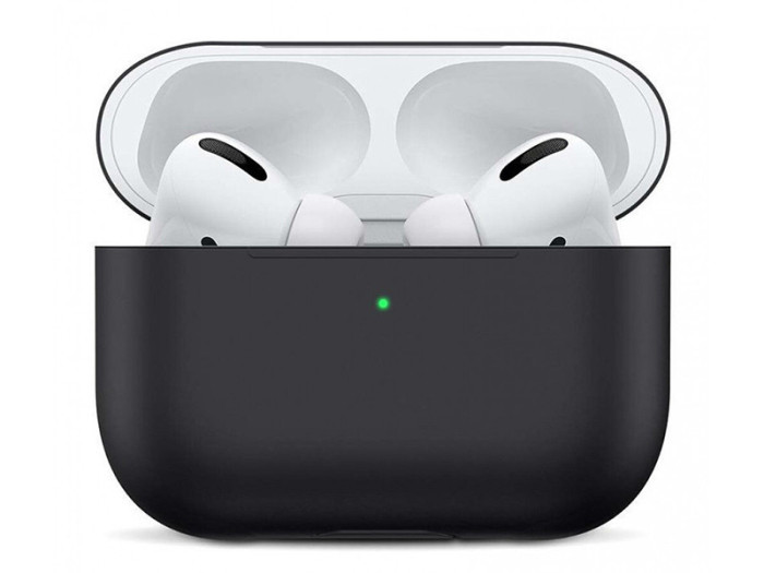 Чехол Gurdini Liquid Silicone Protective Case для AirPods Pro 2 Черный | Фото 2 из 2