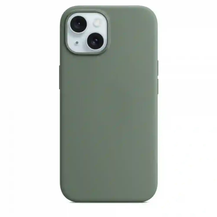 Чехол Silicone Case MagSafe для iPhone 15 Plus Cypress