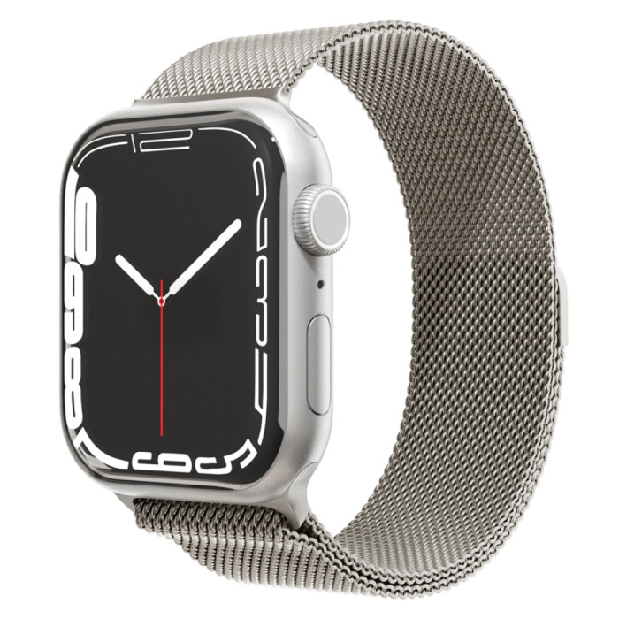 Ремешок из нержавеющей стали VLP для Apple Watch 42/44/45, шампань
