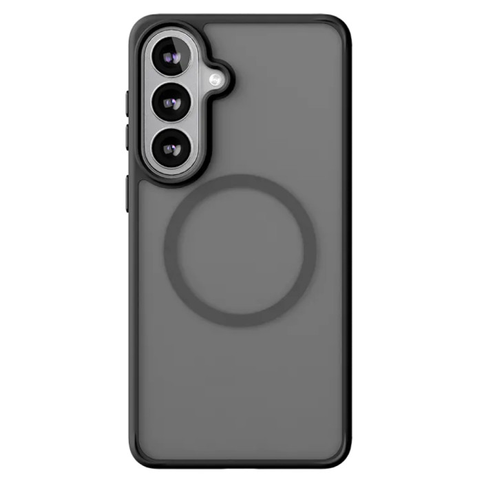 Чехол защитный VLP LITE Bloom Case с MagSafe для Samsung Galaxy S26, черный