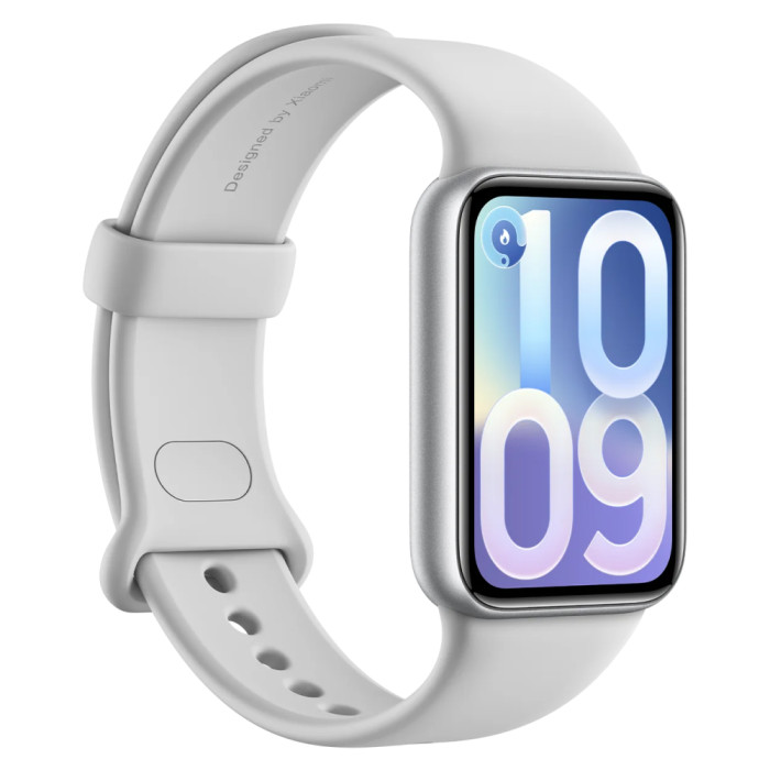 Фитнес-браслет Xiaomi Smart Band 10 Pro Серебристый (Glacier Silver)