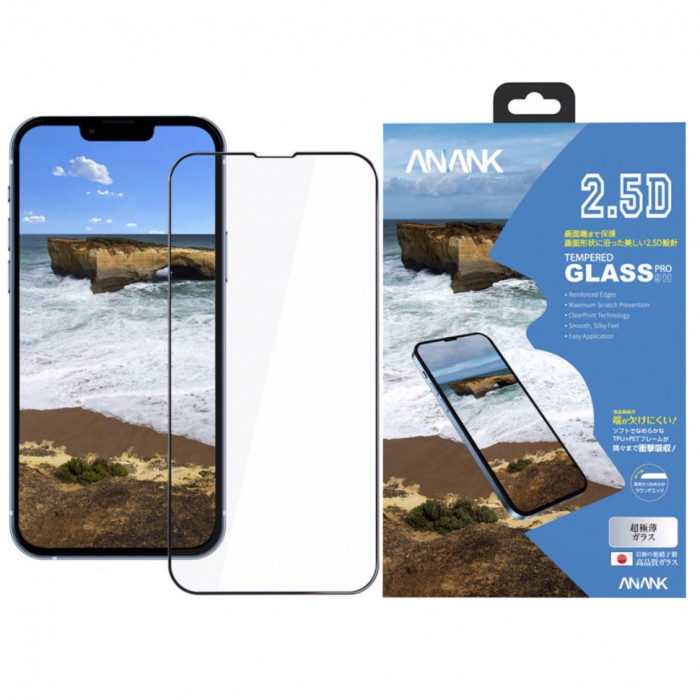 Защитное стекло с усиленными краями ANANK Tempered Glass Pro 9H 2,5D для iPhone 13 Pro Max | Фото 2 из 2