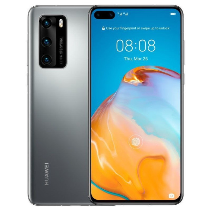 Смартфон HUAWEI P40 Серебристый RU