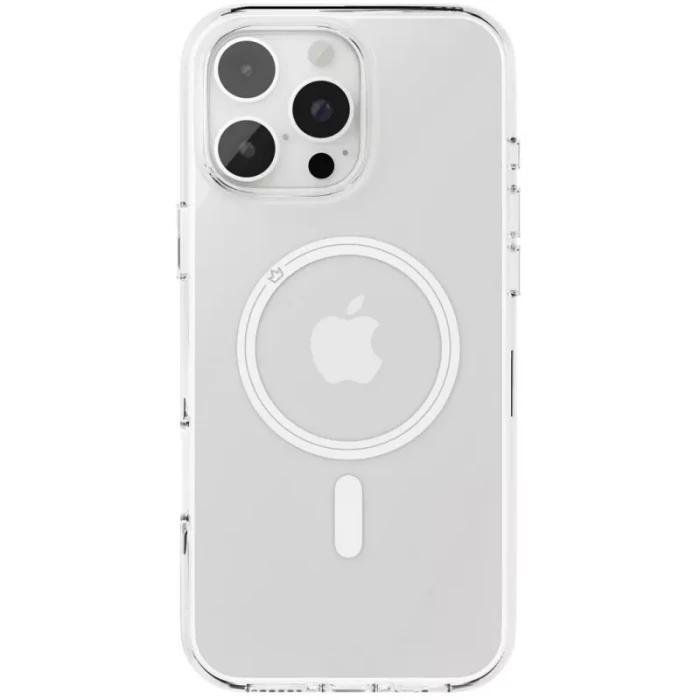 Чехол защитный VLP Origin Case с Magsafe для Apple iPhone 16 Pro Max прозрачный