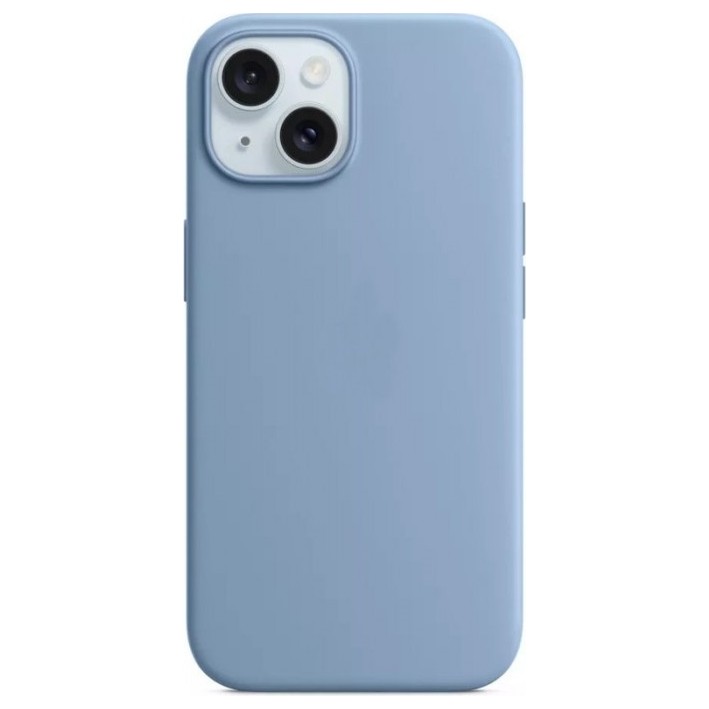 Чехол Silicone Case MagSafe для iPhone 15 Plus Winter Blue | Фото 1 из 7