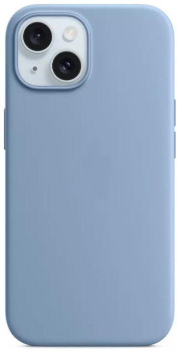 Чехол Silicone Case MagSafe для iPhone 15 Plus Winter Blue | Фото 7 из 7