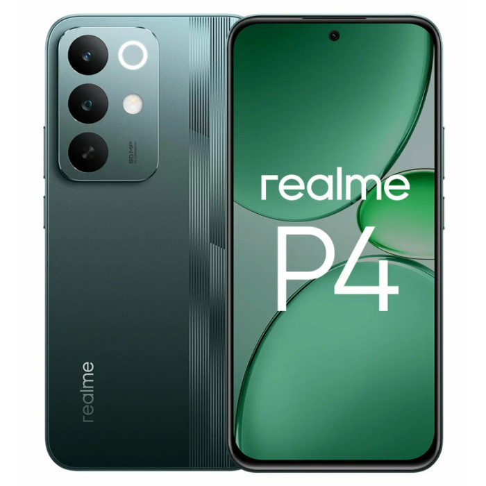 Смартфон Realme P4 4G 6/128GB Зеленый (Racing Green)
