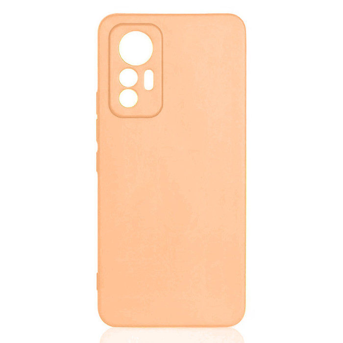 Чехол Silicone case для Xiaomi 12 Lite Персиковый