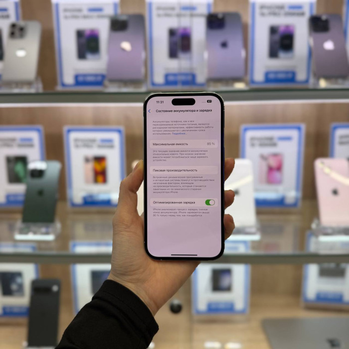 Б/У Смартфон Apple iPhone 14 Pro 128GB Серебро (Silver) nano SIM + eSIM | Фото 4 из 5