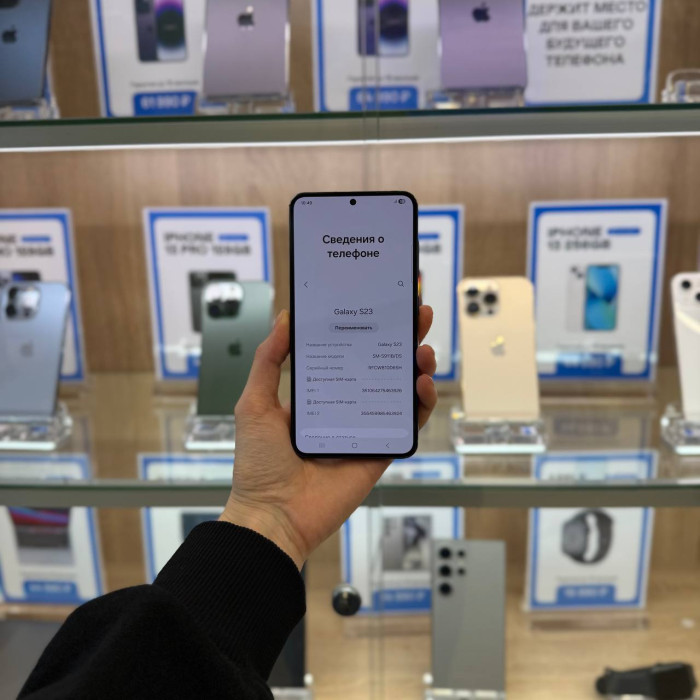 Б/У Смартфон Samsung Galaxy S23 8/128GB Phantom Black | Фото 2 из 3