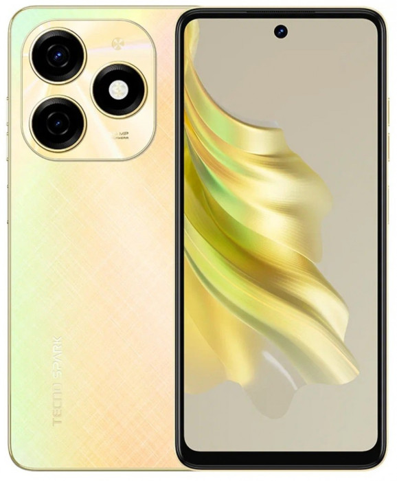Смартфон Tecno Spark 20 8/256GB Золотой (Neon Gold) EAC | Фото 5 из 5