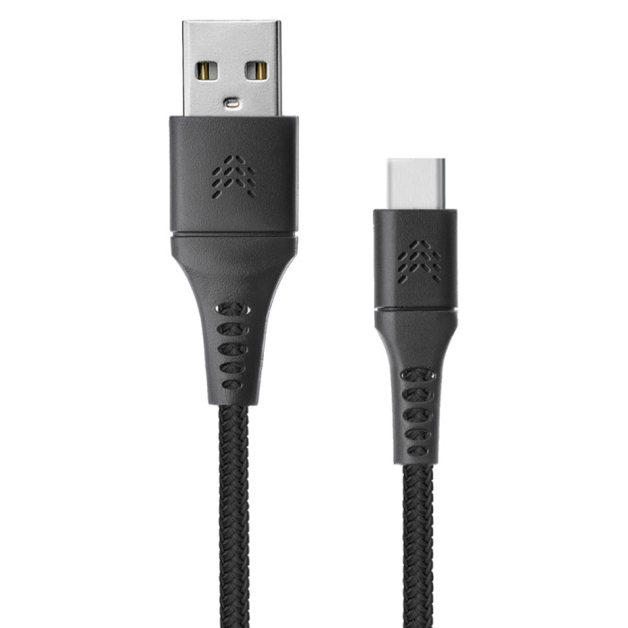 Зарядный кабель Rocket Contact USB-A/USB-C, черный