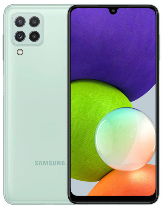 Смартфон Samsung Galaxy A22 4/64Gb Мятный EAC | Фото 1 из 2