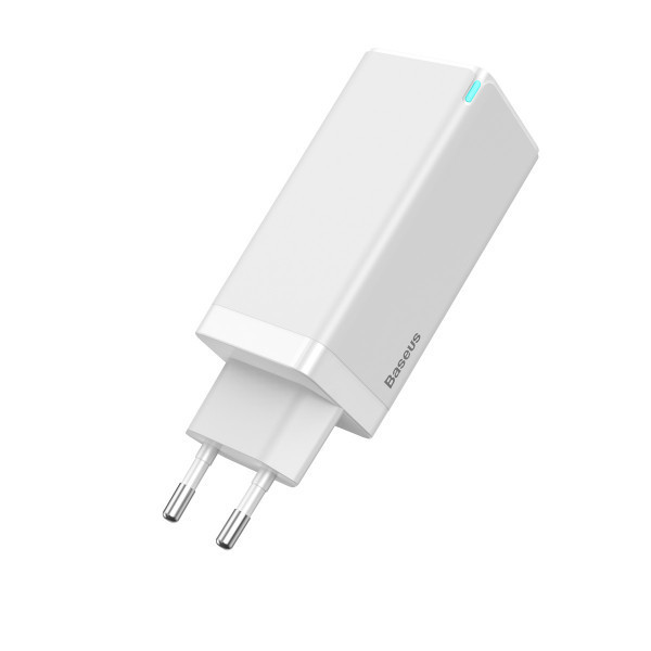 Зарядное устройство Baseus GaN2 Lite Quick Charger C+U 65W EU Белый (CCGAN2L-B02) | Фото 2 из 2