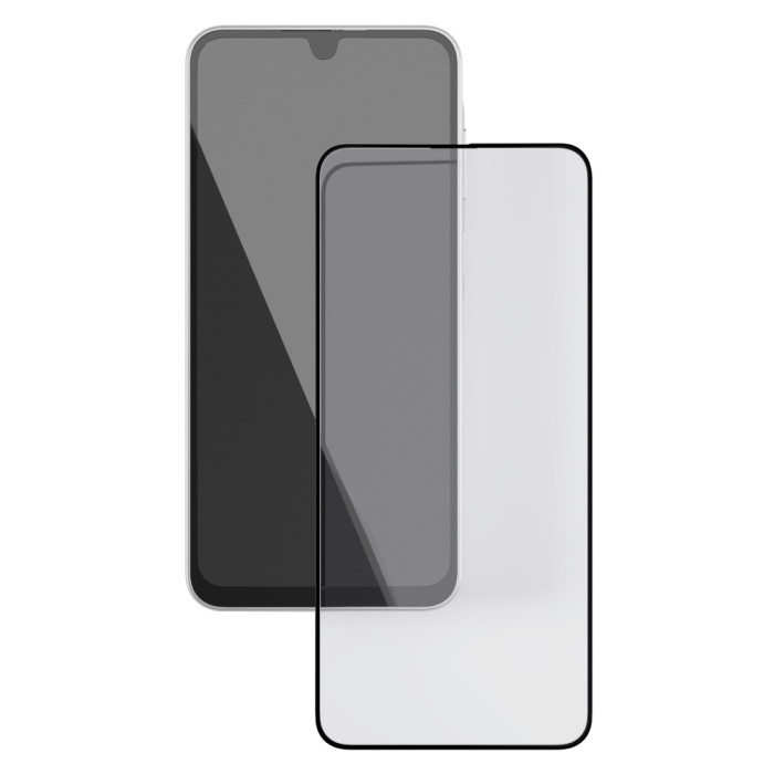Стекло защитное 2.5D VLP A-Glass для Samsung Galaxy A27/A37/A57/A36/A56/S24FE/S25FE с черной рамкой