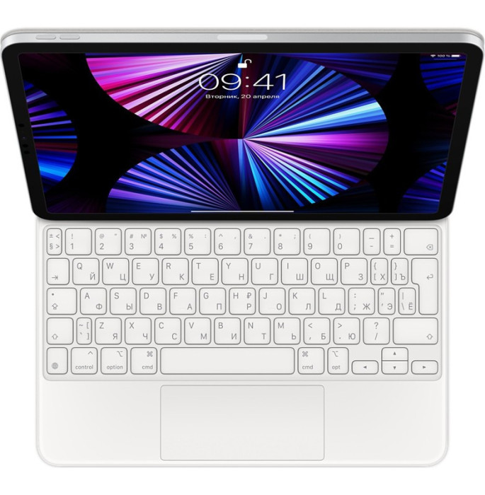 Клавиатура Apple Magic Keyboard для iPad Pro 11 (2021-22) и iPad Air 4/5 Белый (MJQJ3) | Фото 6 из 6