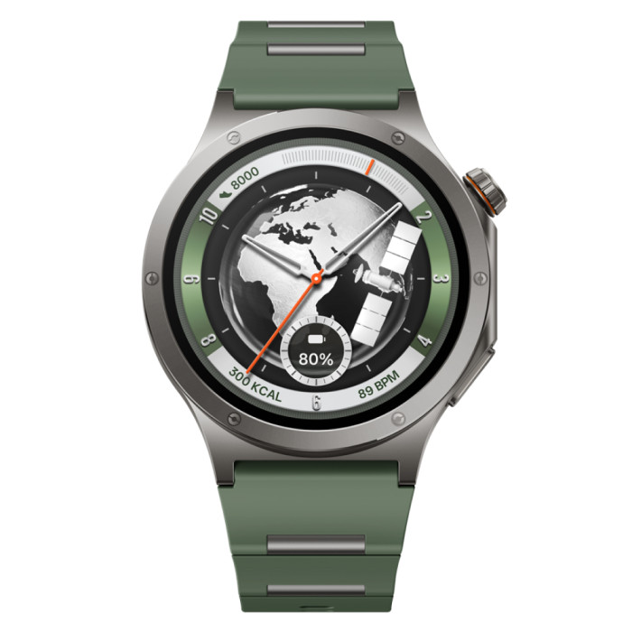 Умные часы OnePlus Watch 4 Зеленый (Evergreen Titanium)