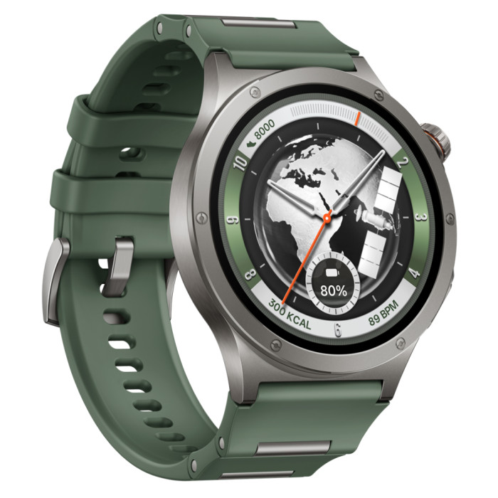 Умные часы OnePlus Watch 4 Зеленый (Evergreen Titanium)