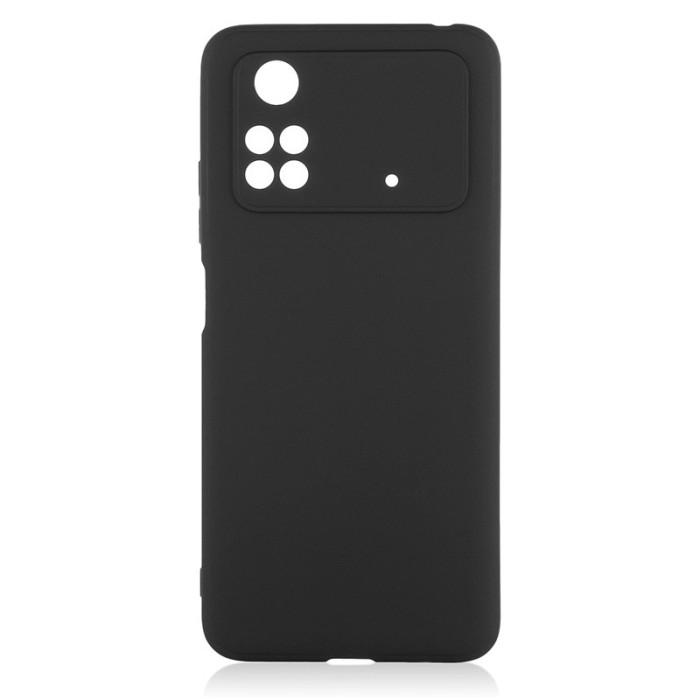 Чехол Silicone case для POCO M4 Pro 4G Черный | Фото 2 из 2