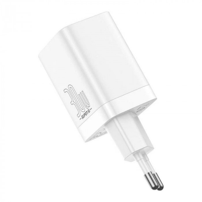 Зарядное устройство Baseus Super Si Pro Type-C to USB 30W Белый (CCSUPP-E02) | Фото 6 из 7