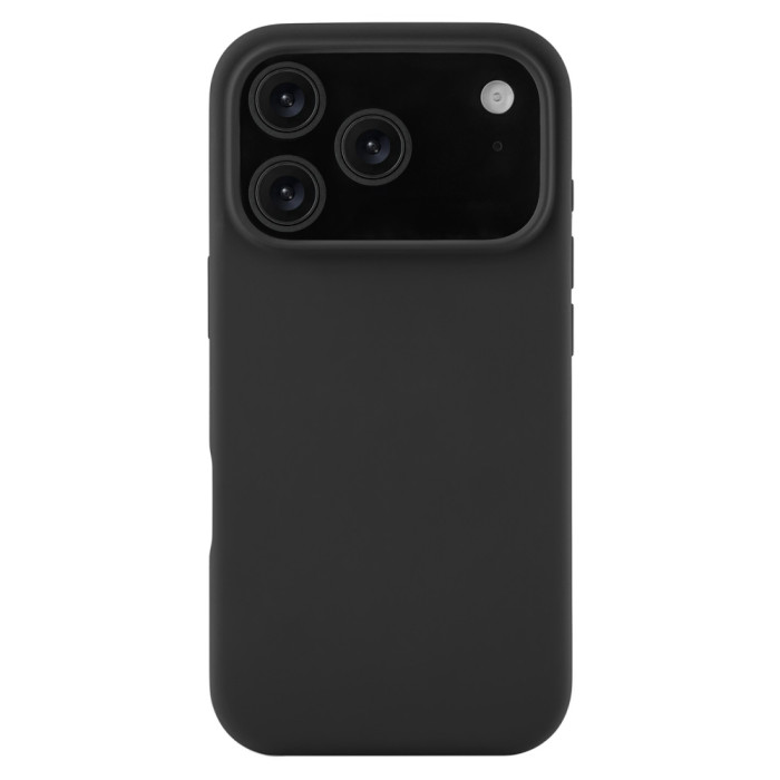 Чехол защитный uBear Touch Mag Case для iPhone 17 Pro, MagSafe совместимый, силикон, софт-тач, черный