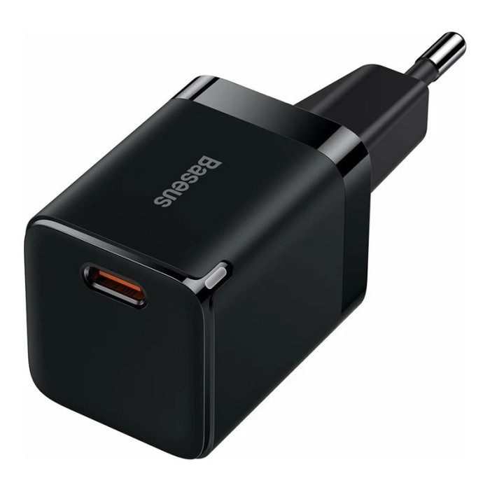Зарядное устройство Baseus GaN3 Fast Charger 1C 30W EU Black (CCGN010101) | Фото 7 из 7