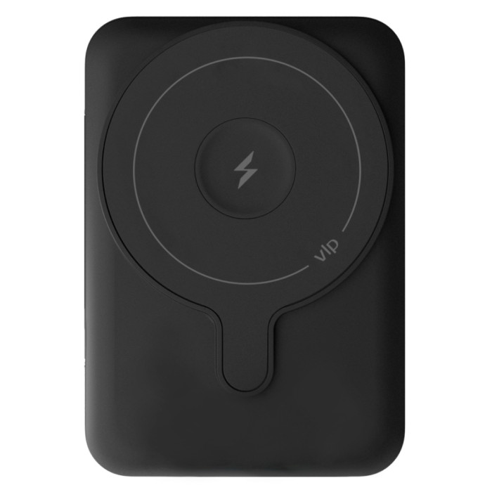 Аккумулятор внешний VLP Dual Magsafe PowerBank 5000 mAh 3A USB-C, черный