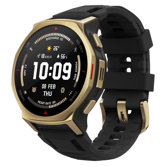 Умные часы Amazfit T-Rex 3 Pro 44мм Черный/Золотистый (Black Gold)