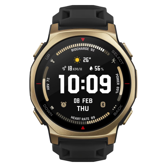 Умные часы Amazfit T-Rex 3 Pro 44мм Черный/Золотистый (Black Gold)