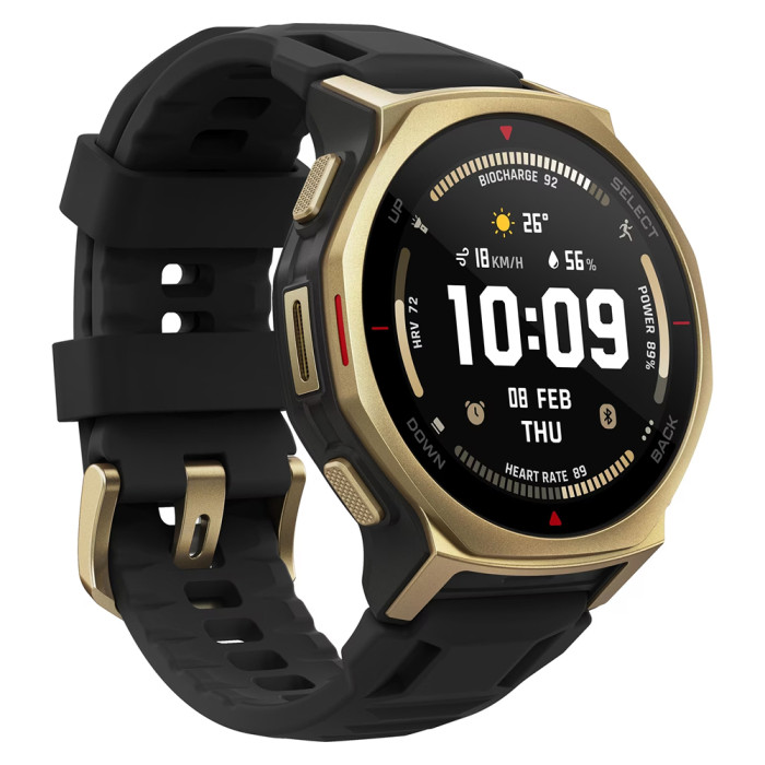 Умные часы Amazfit T-Rex 3 Pro 44мм Черный/Золотистый (Black Gold)