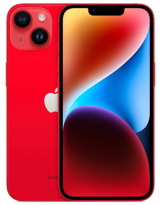 Смартфон Apple iPhone 14 512GB Красный (PRODUCT)RED nano SIM + eSIM | Фото 2 из 2