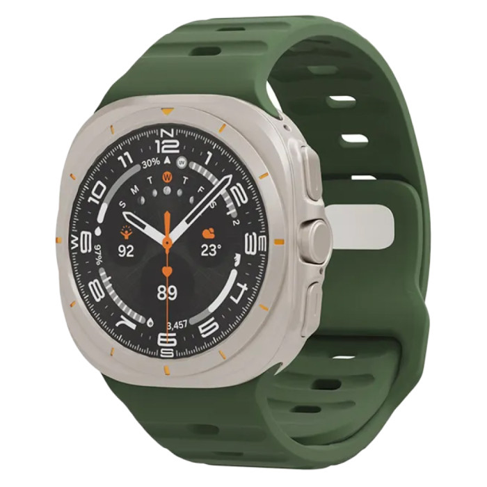 Ремешок силиконовый VLP Pulse Band для Samsung Galaxy Watch Ultra 47 мм, зеленый