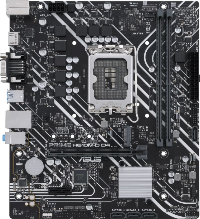 Материнская плата ASUS PRIME H610M-D D4