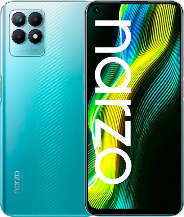 Смартфон Realme Narzo 50 4/128GB Голубой (Speed Blue) EAC | Фото 4 из 4