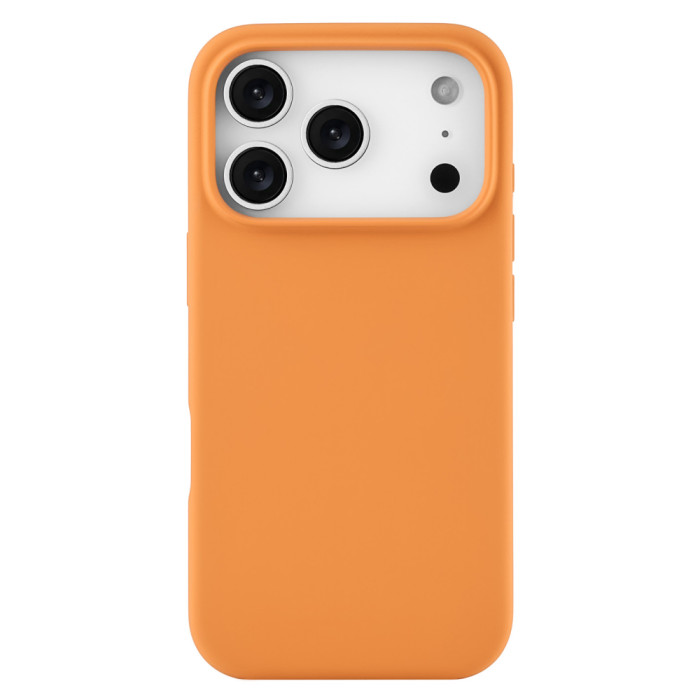 Чехол защитный uBear Touch Mag Case для iPhone 17 Pro, MagSafe совместимый, силикон, софт-тач, оранжевый
