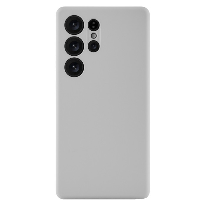 Чехол защитный uBear Touch Mag Case для Samsung Galaxy S25 Ultra, со встроенным магнитом, силикон, софт-тач, серый