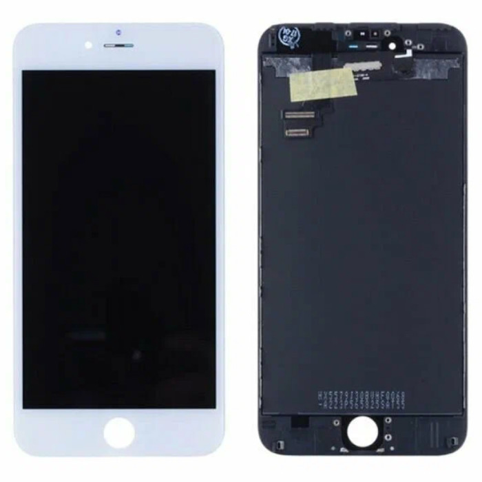 Дисплей для iPhone 6 Plus в сборе с тачскрином (610-660 люкс) (белый) COPY AAA+