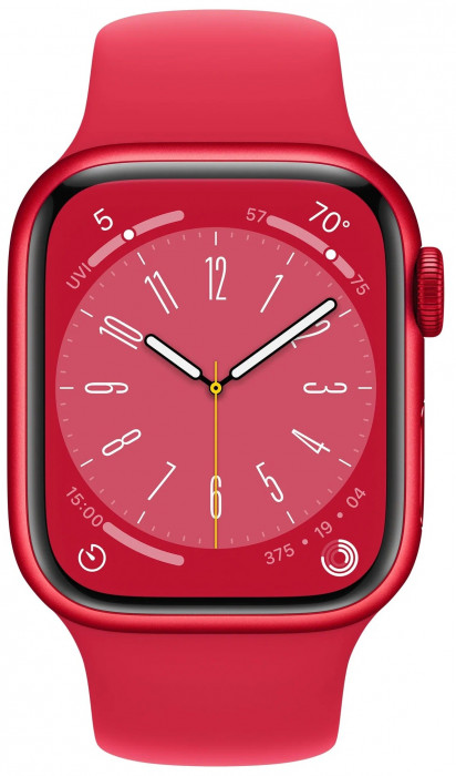 Умные часы Apple Watch Series 8 41mm GPS Red Aluminum Case with Sport Band Product Red