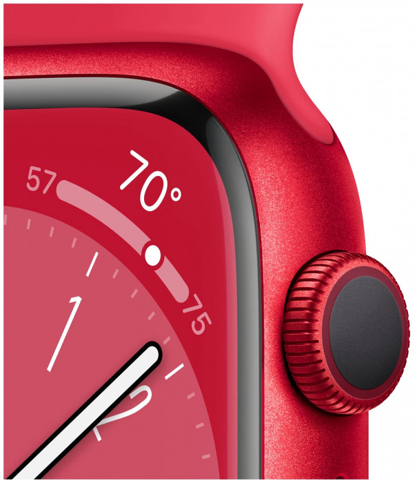 Умные часы Apple Watch Series 8 41mm GPS Red Aluminum Case with Sport Band Product Red