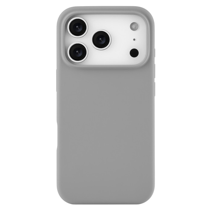 Чехол защитный uBear Touch Mag Case для iPhone 17 Pro Max, MagSafe совместимый, силикон, софт-тач, светло-серый
